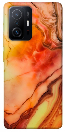 Чехол itsPrint Красный коралл мрамор для Xiaomi 11T / 11T Pro