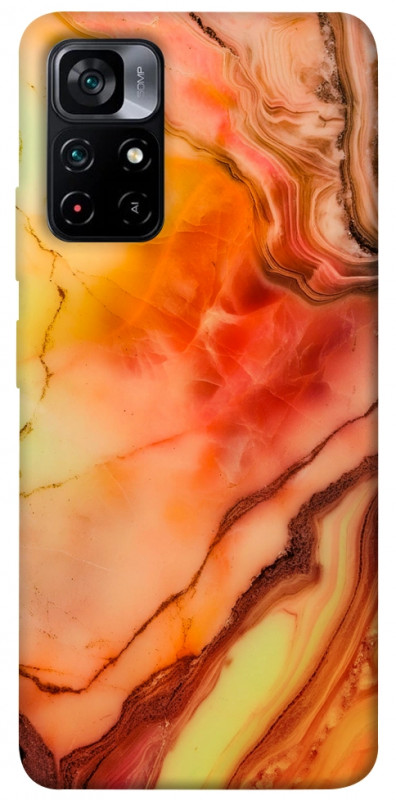 Чехол itsPrint Красный коралл мрамор для Xiaomi Poco M4 Pro 5G, мрамор, купить оптом с доставкой