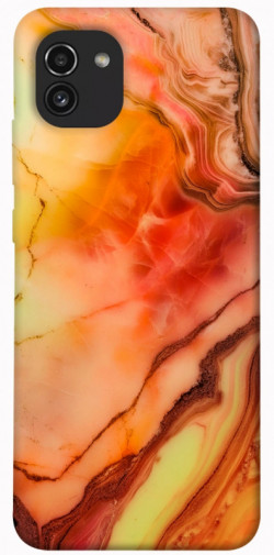 Чехол itsPrint Красный коралл мрамор для Samsung Galaxy A03