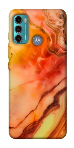 Чехол itsPrint Красный коралл мрамор для Motorola Moto G60