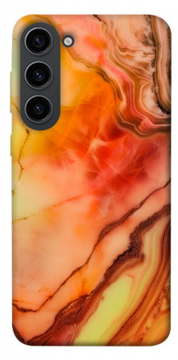 Чехол itsPrint Красный коралл мрамор для Samsung Galaxy S23