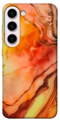 Чехол itsPrint Красный коралл мрамор для Samsung Galaxy S23+
