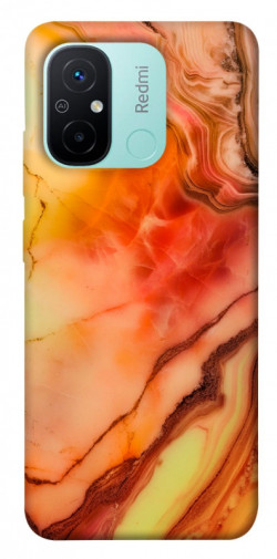 Чехол itsPrint Красный коралл мрамор для Xiaomi Redmi 12C