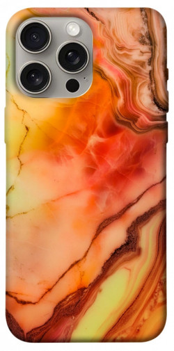 Чехол itsPrint Красный коралл мрамор для Apple iPhone 15 Pro Max (6.7")