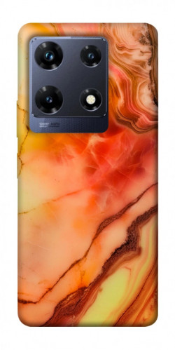 Чехол itsPrint Красный коралл мрамор для Infinix Note 30 Pro