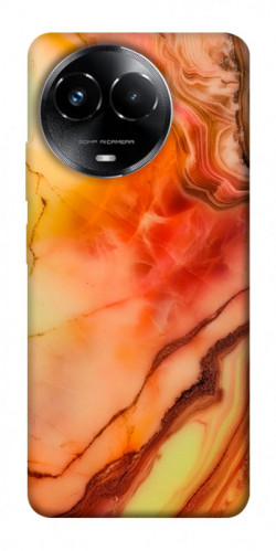 Чехол itsPrint Красный коралл мрамор для Realme C67 4G