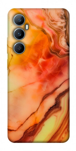 Чехол itsPrint Красный коралл мрамор для Realme C65 4G