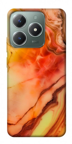 Чехол itsPrint Красный коралл мрамор для Realme C61 4G