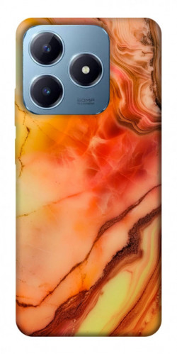 Чехол itsPrint Красный коралл мрамор для Realme C63 4G