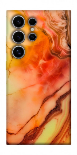 Чехол itsPrint Красный коралл мрамор для Samsung Galaxy S25 Ultra