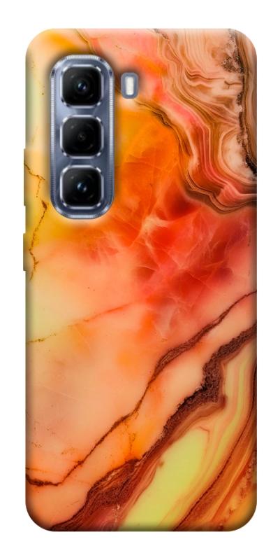 Чехол itsPrint Красный коралл мрамор для Infinix Hot 50 Pro, мрамор, купить оптом с доставкой