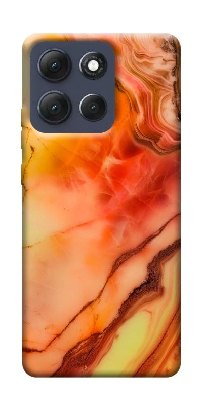 Чехол itsPrint Красный коралл мрамор для Motorola Moto G86 Power, мрамор, купить оптом с доставкой