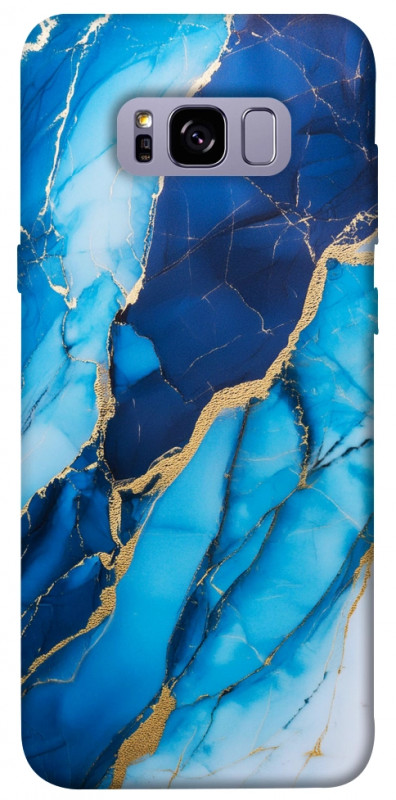 Чехол itsPrint Blue marble для Samsung G955 Galaxy S8 Plus, мрамор, купить оптом с доставкой
