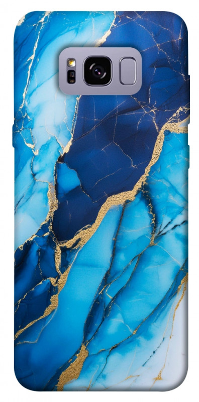 Чохол itsPrint Blue marble для Samsung G955 Galaxy S8 Plus, мармур, купити оптом з доставкою