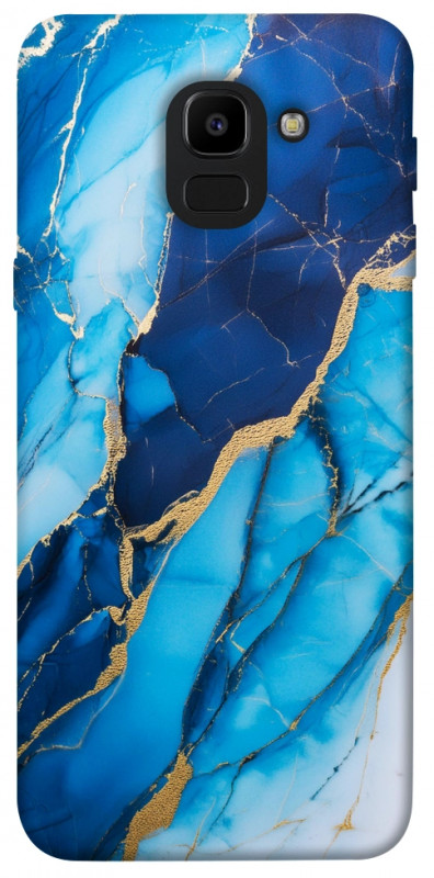 Чехол itsPrint Blue marble для Samsung J600F Galaxy J6 (2018), мрамор, купить оптом с доставкой