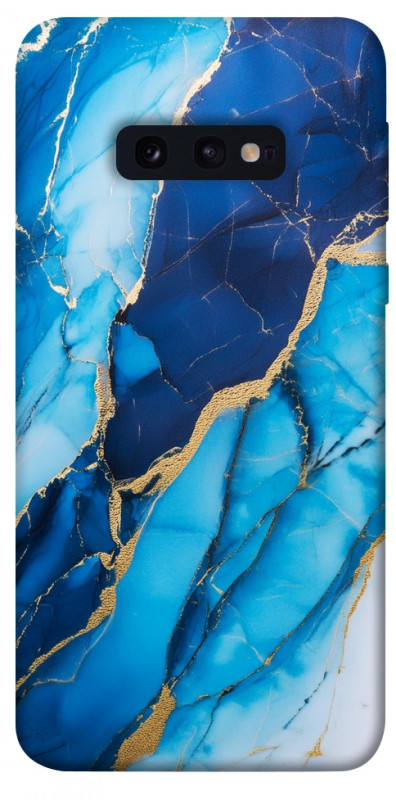 Чехол itsPrint Blue marble для Samsung Galaxy S10e, мрамор, купить оптом с доставкой