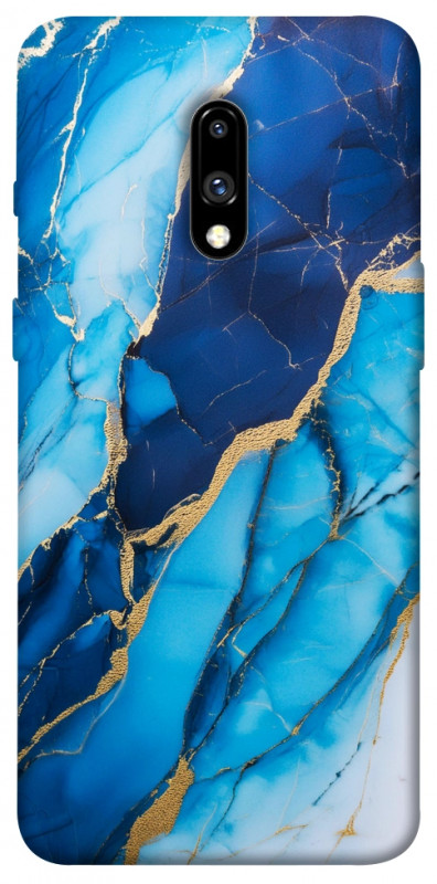 Чехол itsPrint Blue marble для OnePlus 7, мрамор, купить оптом с доставкой