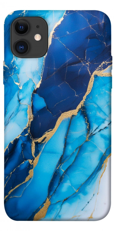 Чехол itsPrint Blue marble для Apple iPhone 11 (6.1"), мрамор, купить оптом с доставкой