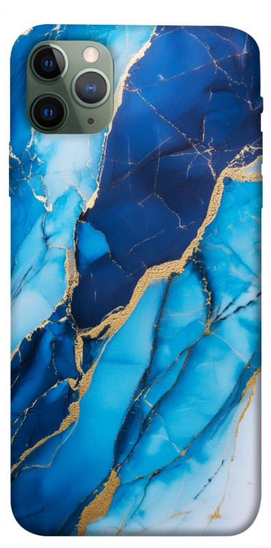 Чехол itsPrint Blue marble для Apple iPhone 11 Pro Max (6.5"), мрамор, купить оптом с доставкой