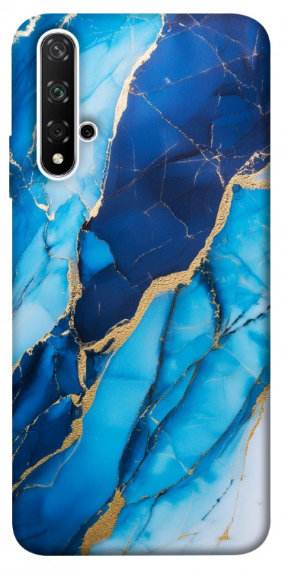 Чохол itsPrint Blue marble для Huawei Honor 20 / Nova 5T, мармур, купити оптом з доставкою