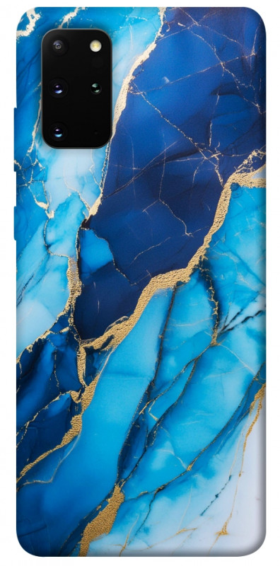 Чехол itsPrint Blue marble для Samsung Galaxy S20+, мрамор, купить оптом с доставкой