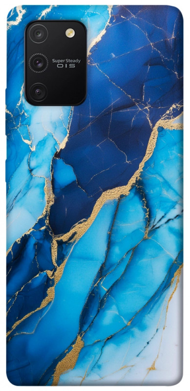 Чехол itsPrint Blue marble для Samsung Galaxy S10 Lite, мрамор, купить оптом с доставкой