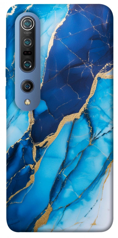 Чехол itsPrint Blue marble для Xiaomi Mi 10 / Mi 10 Pro, мрамор, купить оптом с доставкой