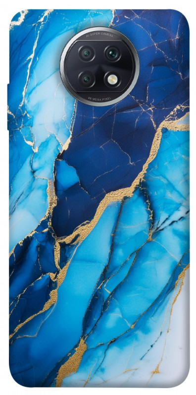 Чехол itsPrint Blue marble для Xiaomi Redmi Note 9 5G / Note 9T, мрамор, купить оптом с доставкой