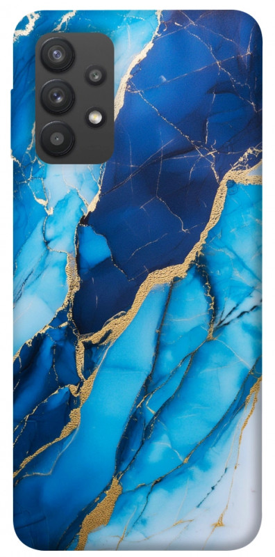 Чехол itsPrint Blue marble для Samsung Galaxy A32 (A325F) 4G, мрамор, купить оптом с доставкой