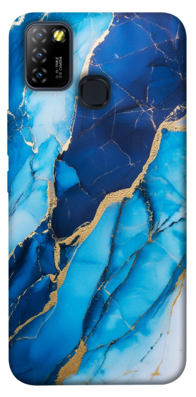 Чехол itsPrint Blue marble для Infinix Hot 10 Lite, мрамор, купить оптом с доставкой