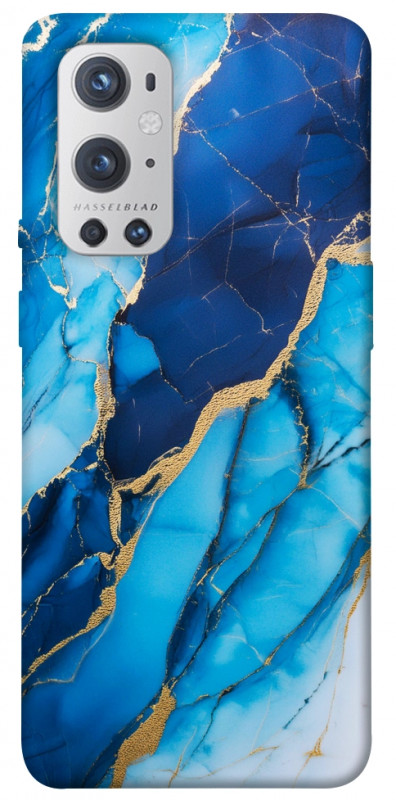 Чехол itsPrint Blue marble для OnePlus 9 Pro, мрамор, купить оптом с доставкой