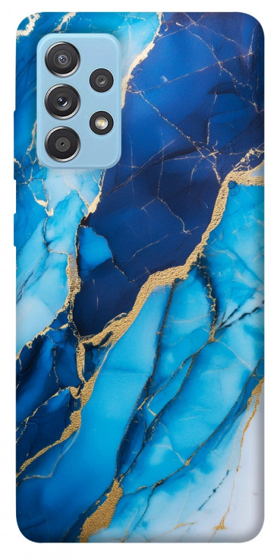 Чохол itsPrint Blue marble для Samsung Galaxy A52 4G / A52 5G, мармур, купити оптом з доставкою