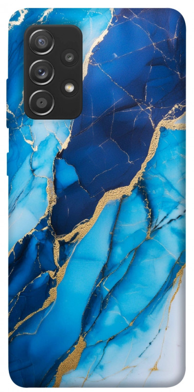 Чехол itsPrint Blue marble для Samsung Galaxy A72 4G / A72 5G, мрамор, купить оптом с доставкой