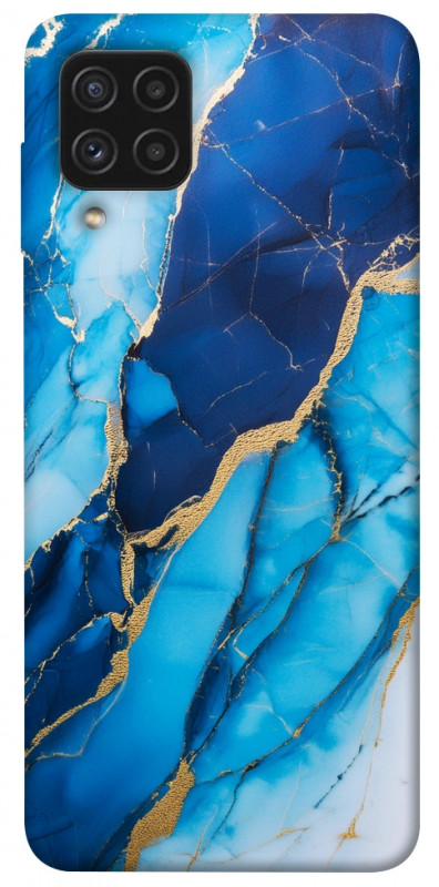 Чехол itsPrint Blue marble для Samsung Galaxy A22 4G, мрамор, купить оптом с доставкой