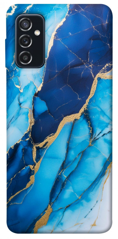 Чехол itsPrint Blue marble для Samsung Galaxy M52, мрамор, купить оптом с доставкой
