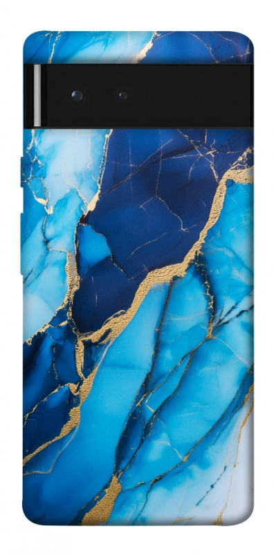 Чехол itsPrint Blue marble для Google Pixel 6, мрамор, купить оптом с доставкой