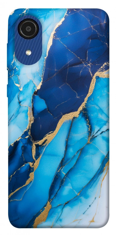 Чехол itsPrint Blue marble для Samsung Galaxy A03 Core, мрамор, купить оптом с доставкой