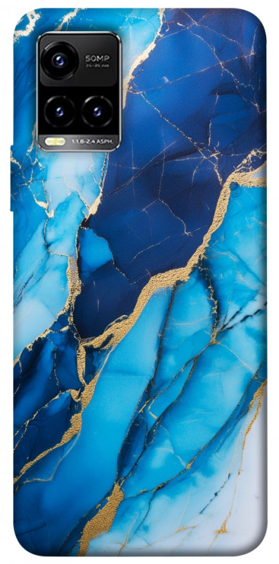 Чехол itsPrint Blue marble для Vivo Y21 / Y33s, мрамор, купить оптом с доставкой