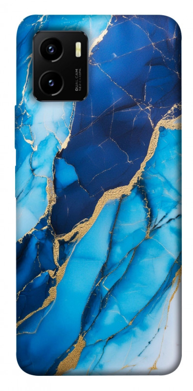 Чехол itsPrint Blue marble для Vivo Y15s, мрамор, купить оптом с доставкой