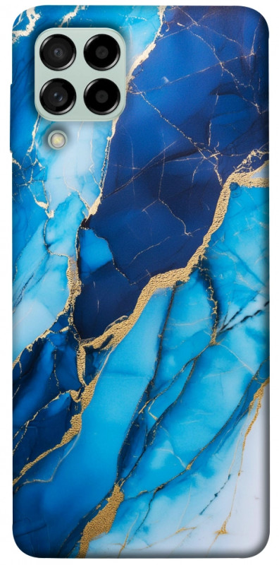 Чехол itsPrint Blue marble для Samsung Galaxy M53 5G, мрамор, купить оптом с доставкой