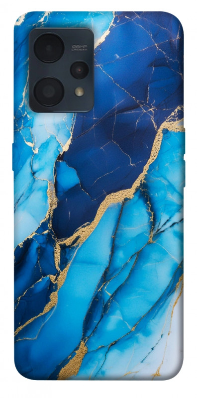 Чехол itsPrint Blue marble для Realme 9 4G / 9 Pro+, мрамор, купить оптом с доставкой
