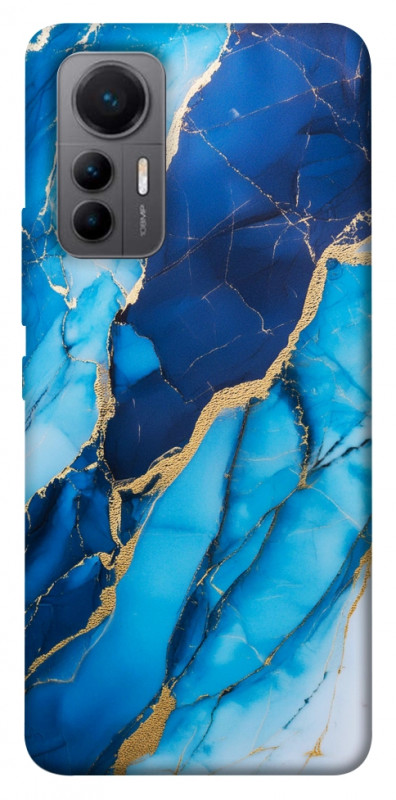 Чехол itsPrint Blue marble для Xiaomi 12 Lite, мрамор, купить оптом с доставкой