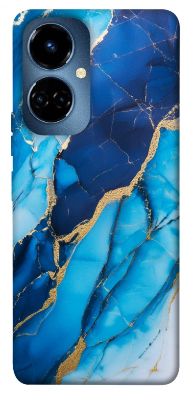 Чехол itsPrint Blue marble для TECNO Camon 19 (CI6n) / 19 Pro (CI8n), мрамор, купить оптом с доставкой