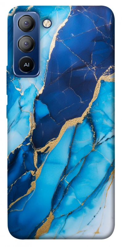 Чехол itsPrint Blue marble для TECNO Pop 5 LTE, мрамор, купить оптом с доставкой