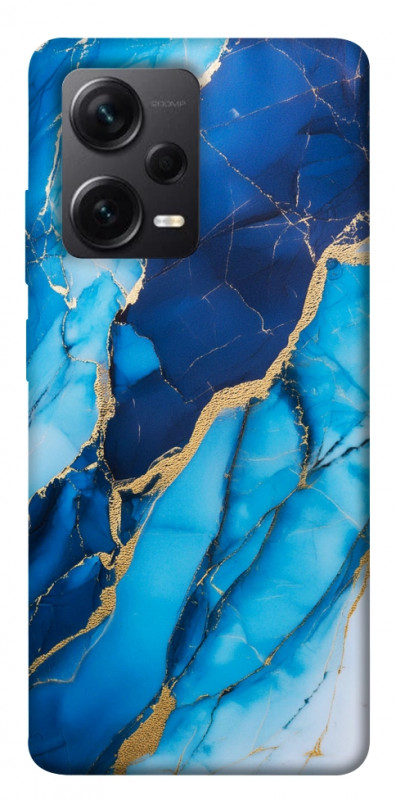 Чехол itsPrint Blue marble для Xiaomi Redmi Note 12 Pro+ 5G, мрамор, купить оптом с доставкой