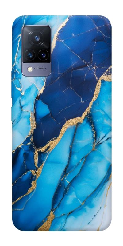Чохол itsPrint Blue marble для Vivo V21, мармур, купити оптом з доставкою