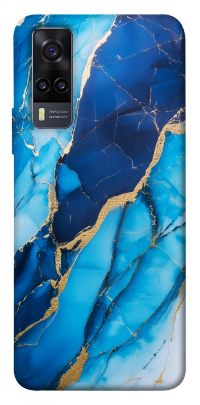 Чехол itsPrint Blue marble для Vivo Y31, мрамор, купить оптом с доставкой