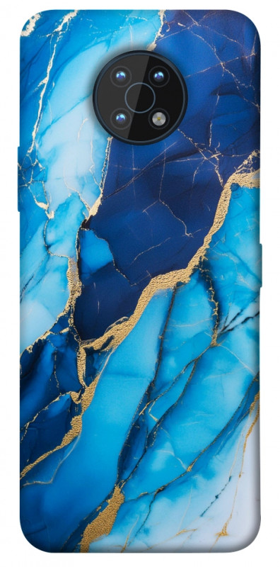 Чехол itsPrint Blue marble для Nokia G50, мрамор, купить оптом с доставкой