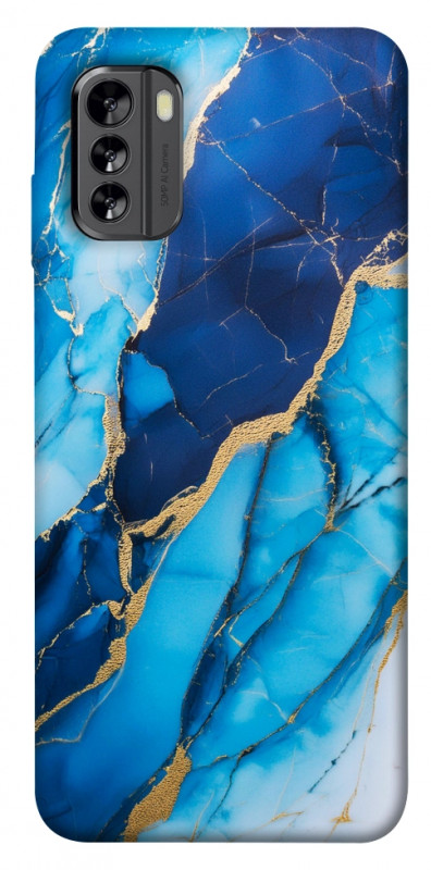Чехол itsPrint Blue marble для Nokia G60, мрамор, купить оптом с доставкой