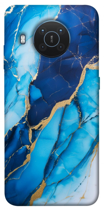 Чехол itsPrint Blue marble для Nokia X10 / X20, мрамор, купить оптом с доставкой